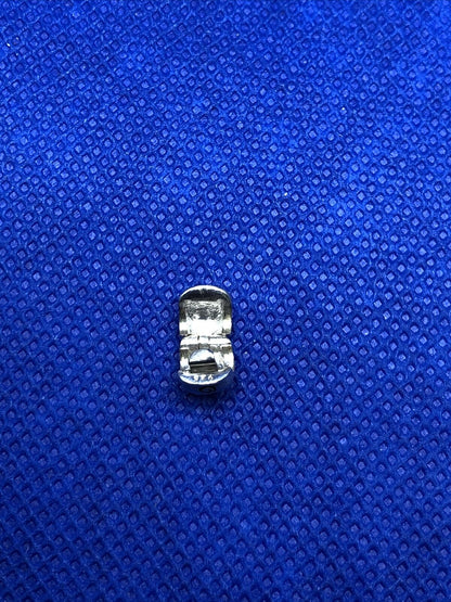 Authentic KALIA 925 Sterling Silver Petite Signature Slide Bracelet Clip Charm