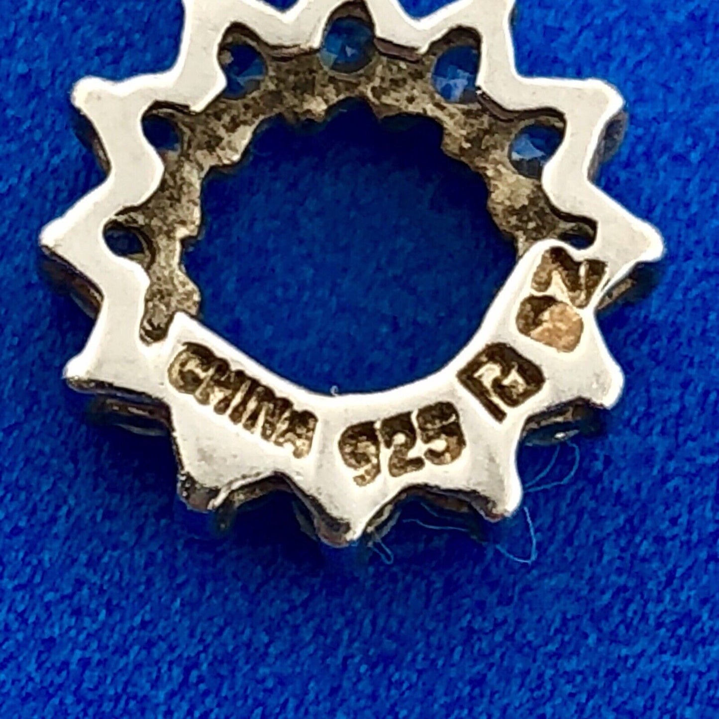 Designer 925 Sterling Silver Cubic Zirconia CZ Infinity Circle Dangle Earrings