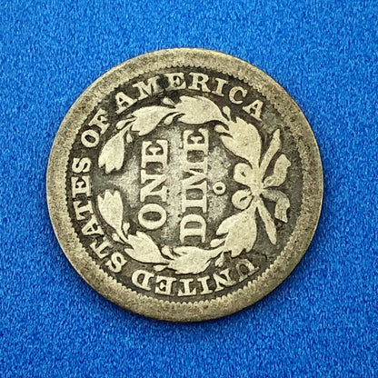 1841 O Seated Liberty Silver Dime 10c Better Key Rare Scarce New Orleans Coin