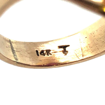 Designer 14K Yellow Gold Oval Cabochon Ruby Solitaire Statement Ring