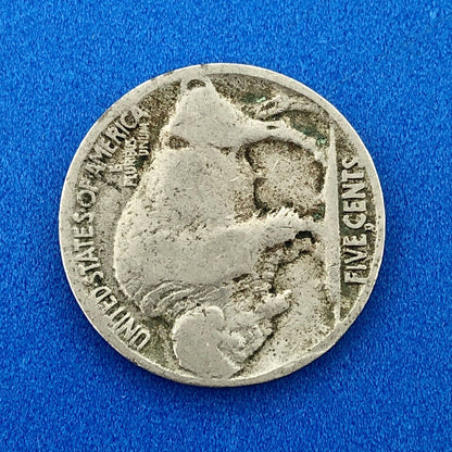 1916 D Indian Head Buffalo Nickel Better Key Scarce Denver Mint Coin
