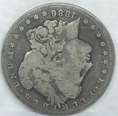 1886 O Morgan Silver Dollar Better Semi Key Date New Orleans Mint Coin #1