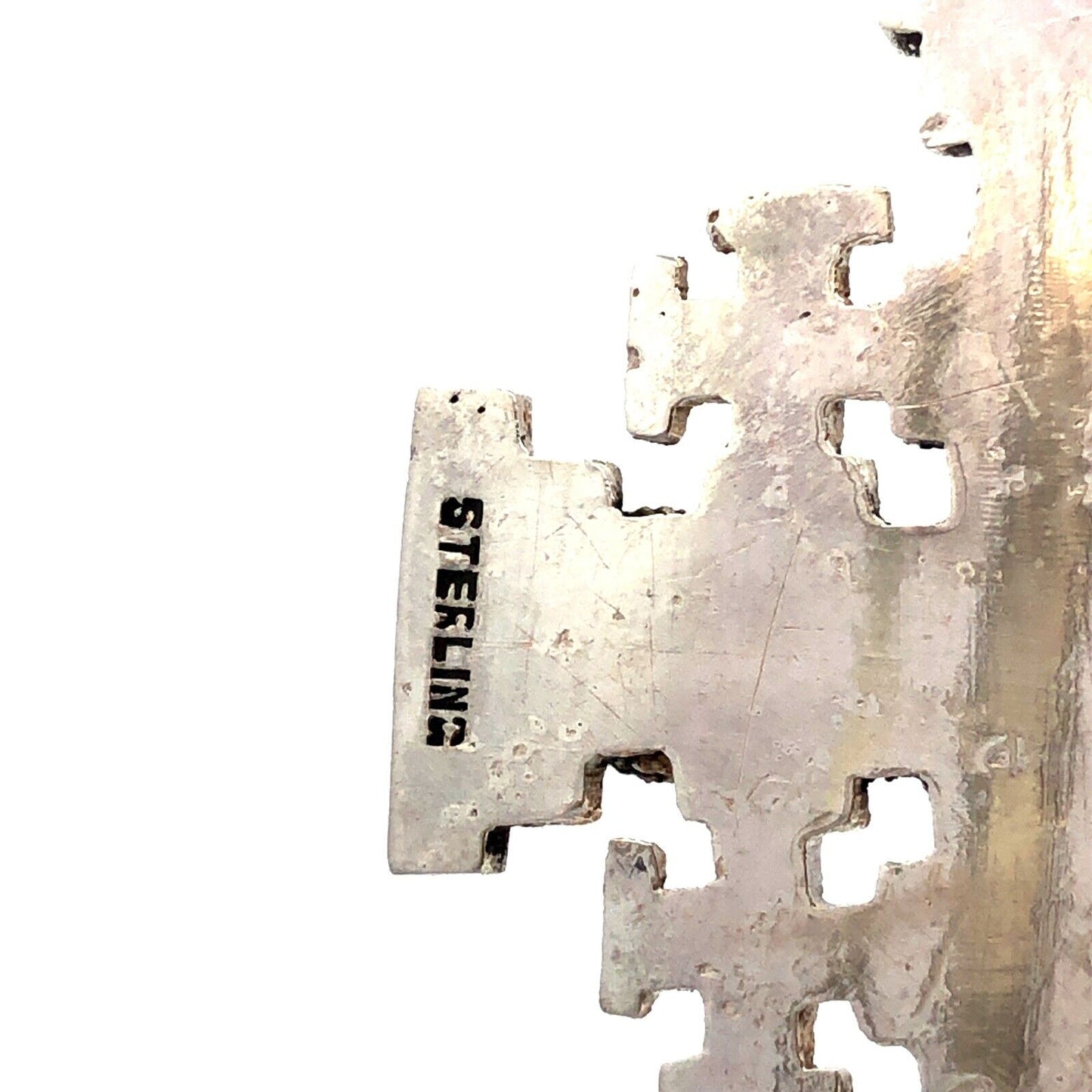 Designer Bethlehem 925 Sterling Silver Jerusalem Cross Statement Pendant