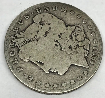 1901 S Morgan Silver Dollar Better Key Rare San Francisco Mint Coin #2
