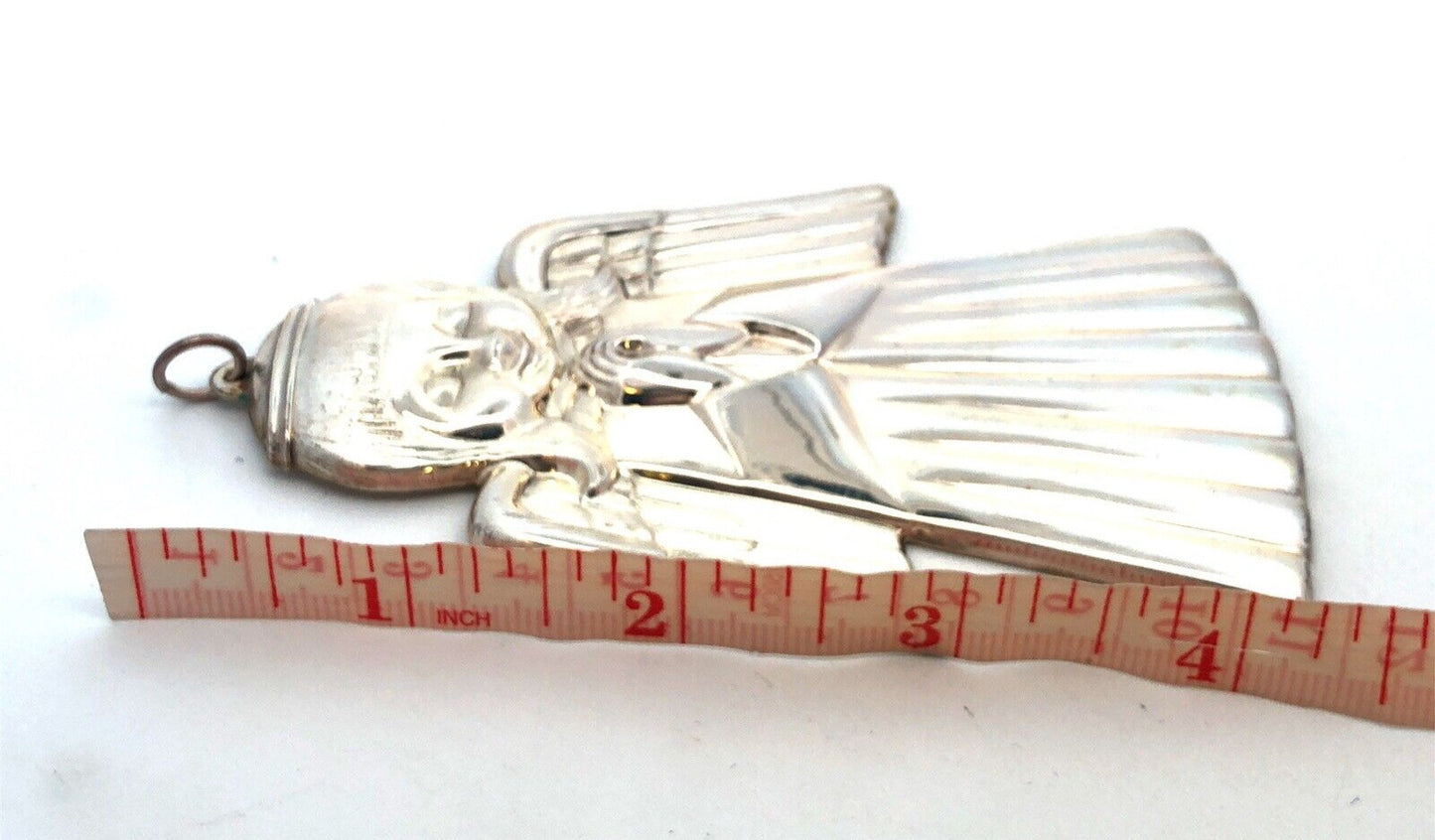 1975 Gorham Luther Bookout 925 Sterling Silver Limited Christmas Angel Ornament