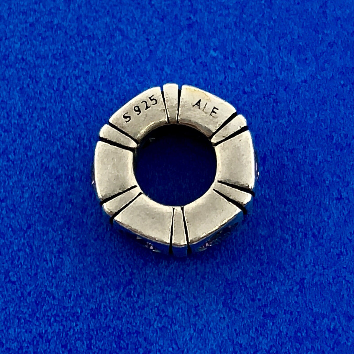 Authentic Pandora Sterling Silver 925 Pink CZ Trinity Spacer Charm #790368PCZ RT