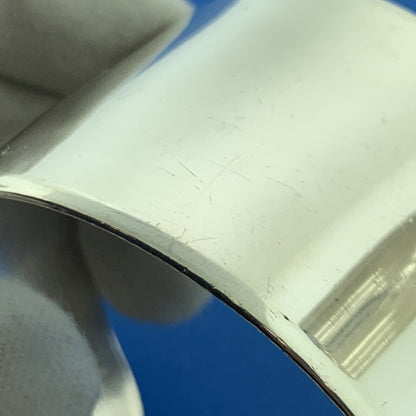 Vintage Taxco 925 Sterling Silver Wide Tapered Statement Open Cuff Bracelet