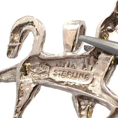 Designer Forstner 925 Sterling Silver Sagittarius The Hunter Statement Pendant