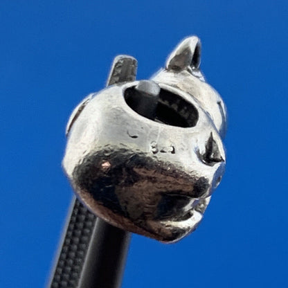 Retired Chamilia 925 Sterling Silver Sitting Monkey Bracelet Slide Charm