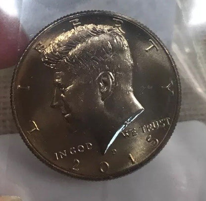 2015 American Space Commemorative Two Coin Collection BU Kennedy Half Dollars