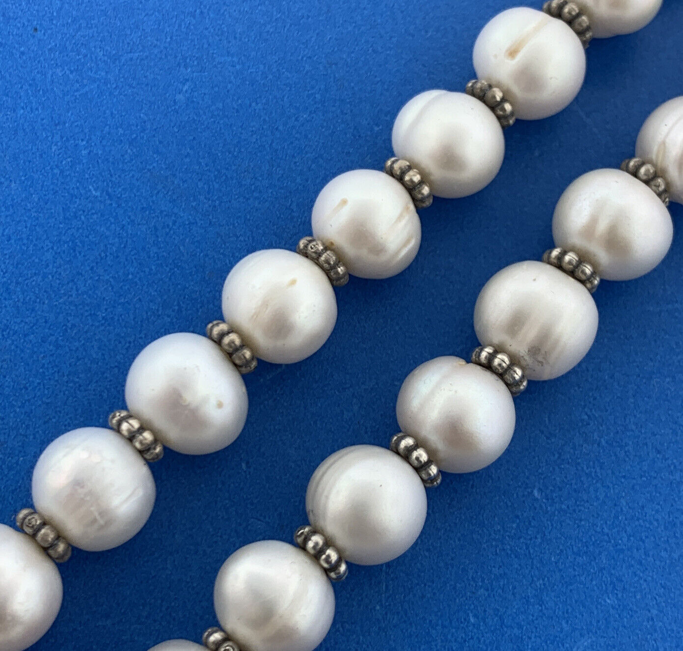 Honora Sterling Silver Freshwater White Pearl June Bridal Anniversary Necklace