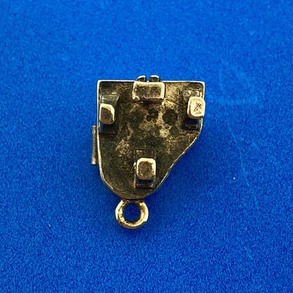 Vintage Wells Sterling Silver 925 Gold Wash Grand Baby Piano Movable Charm