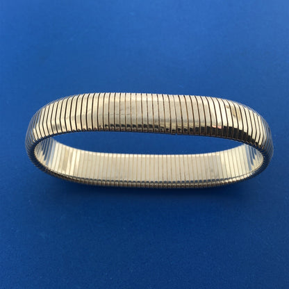 Stunning Designer 999 Fine Silver 6-3/4" Accordion Expandable Flex Band Bracelet