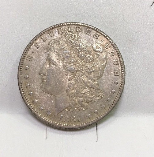 1881 O Silver Morgan Dollar U.S Coinage Key Better Date New Orleans Mint Toned