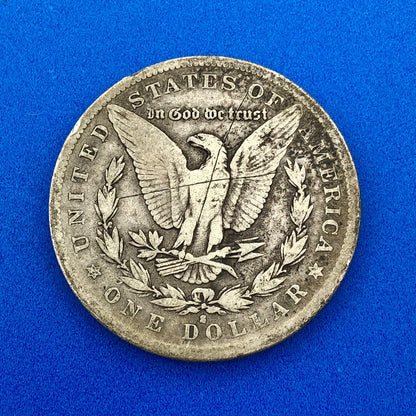 1885 S Morgan Silver Dollar Better Rare Key San Francisco Mint Coin As Is