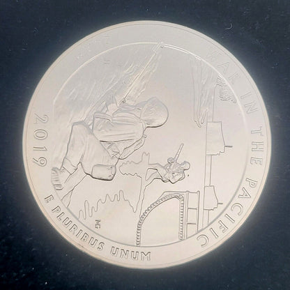 2019 P 5oz 999 Silver America the Beautiful War in the Pacific Uncirculated Coin