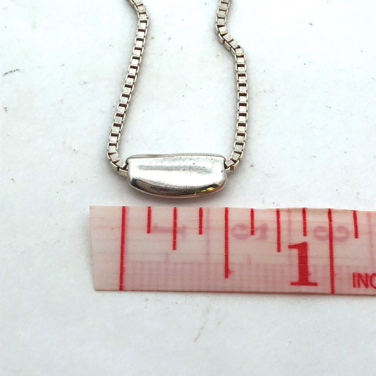 Mignon Faget 925 Sterling Silver Louisiana Collection Red Bean Pendant Necklace