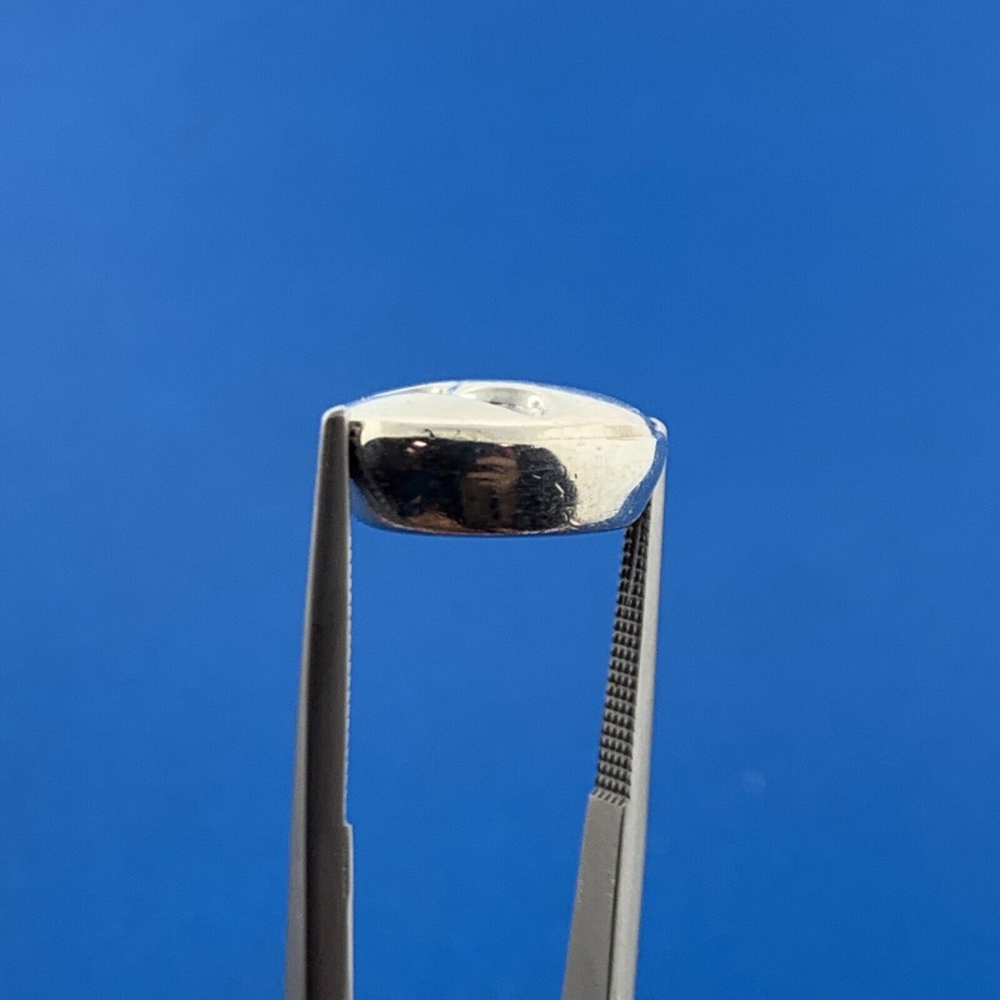 Stunning Sterling Silver 925 Alphabet Initial Letter B Circle Slide Pendant