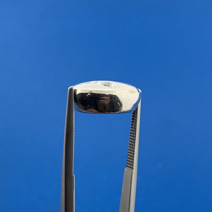 Stunning Sterling Silver 925 Alphabet Initial Letter B Circle Slide Pendant