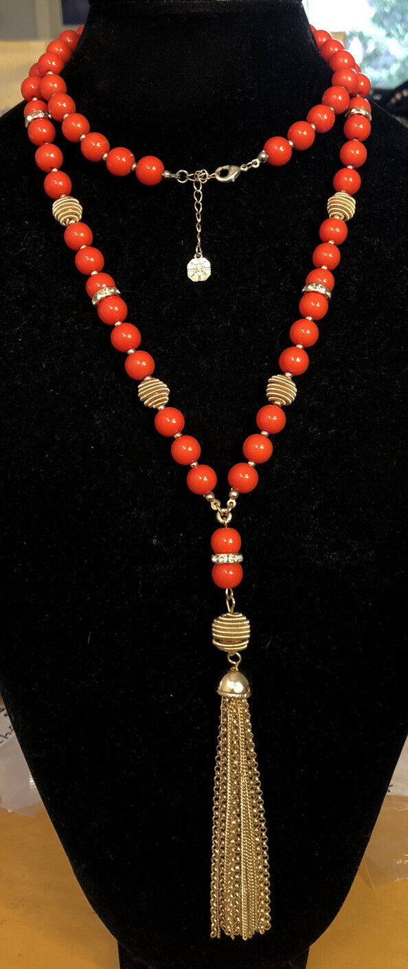 Estate Trifari Designer Beaded Modernist Swanky Lot Of 3 Layering Necklaces
