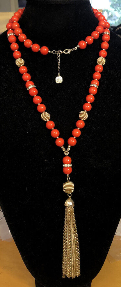 Estate Trifari Designer Beaded Modernist Swanky Lot Of 3 Layering Necklaces