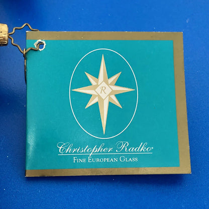 2005 Christopher Radko Hand Blown Glass Leading The Way Rudolph Ornament NIB