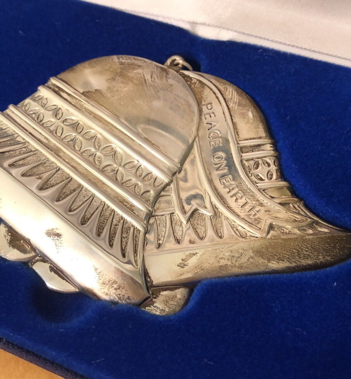 1979 Gorham Luther Bookout 925 Sterling Silver Bells Of Peace Limited Ornament