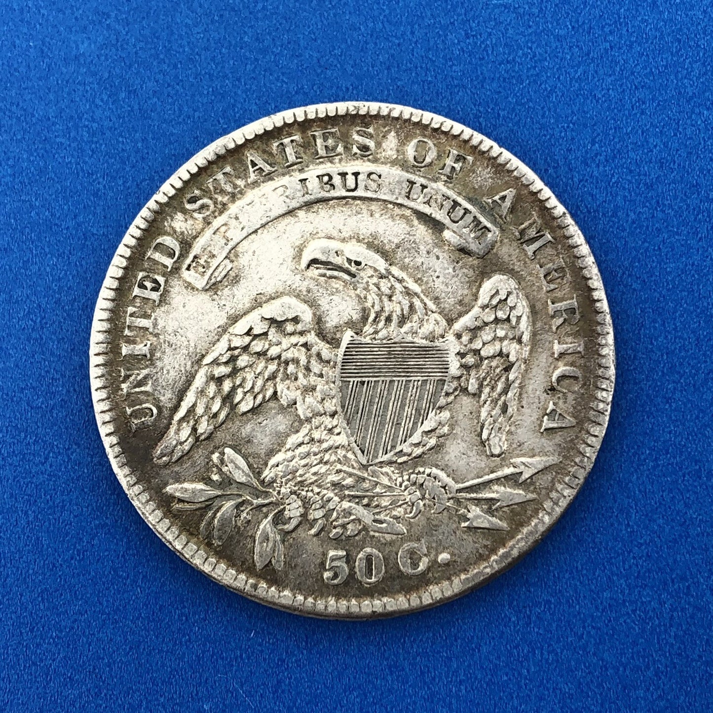 1834 P Capped Bust Silver Half Dollar 50c Small Date Small Letters Small Stars