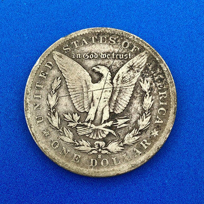 1885 S Morgan Silver Dollar Better Rare Key San Francisco Mint Coin As Is