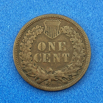 1882 Indian Head One Cent Penny Type 3 Bronze Better Key Philadelphia Coin