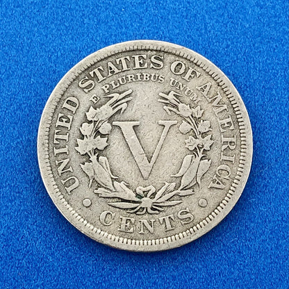 1897 1898 1899 P Liberty Head Nickel Five Cents 5c Rare Philadelphia 3 Coin Lot