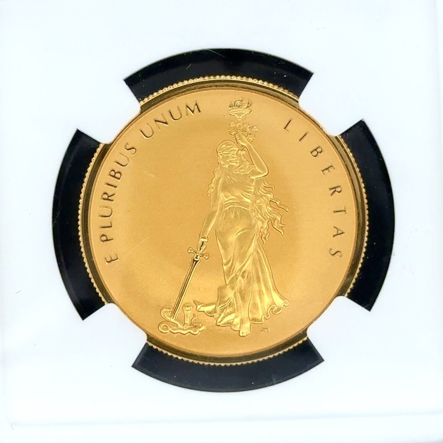 2019 1oz Canada Peace & Liberty High Relief NGC PF70 REV PF Official Gold Medal