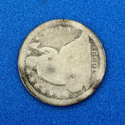 1839 O Seated Liberty Silver Half Dime Type 2 Better Key Rare New Orleans Coin