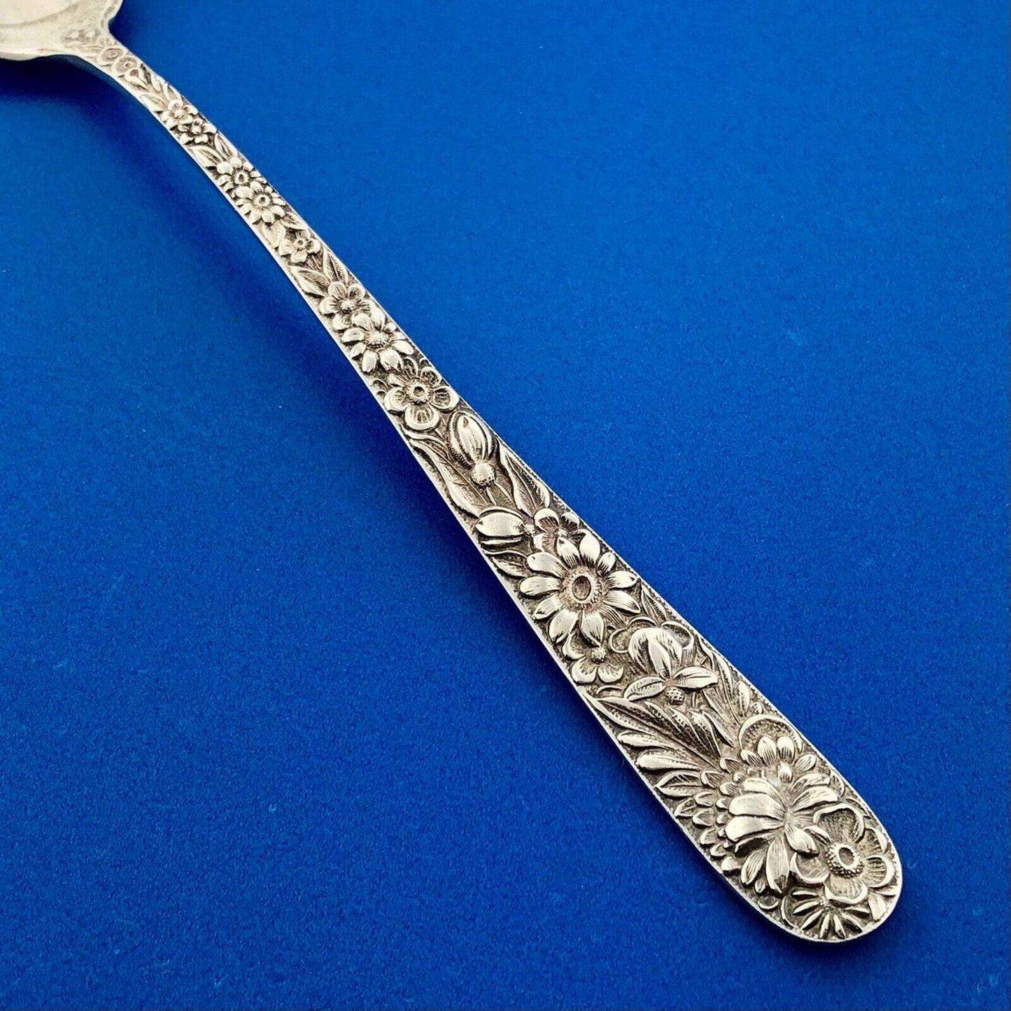 Kirk Stieff & Son Antique 1924 Sterling Silver 925 Repousse 5 5/8" Baby Spoon