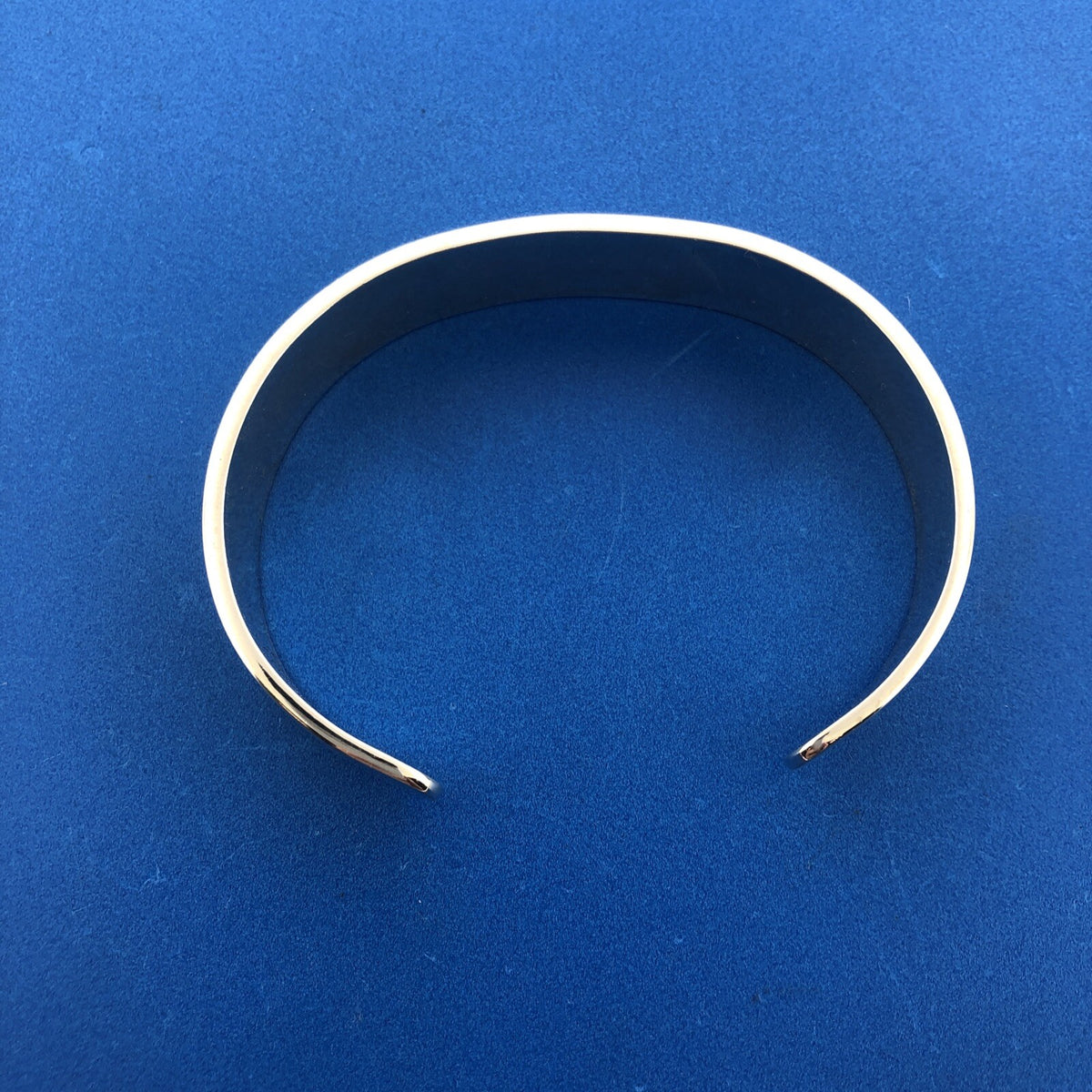 Navajo Designer Carolyn Pollack Sterling Silver 925 14K Gold Open Cuff Bracelet