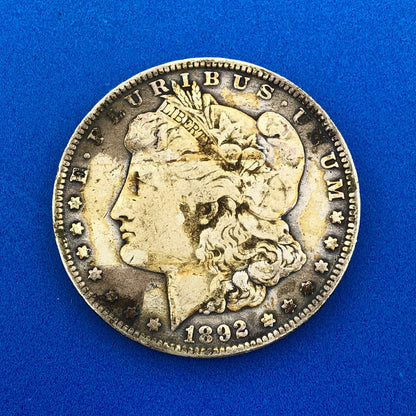 1892 O Morgan Silver Dollar $1 Better Rare Key New Orleans Mint Coin VF