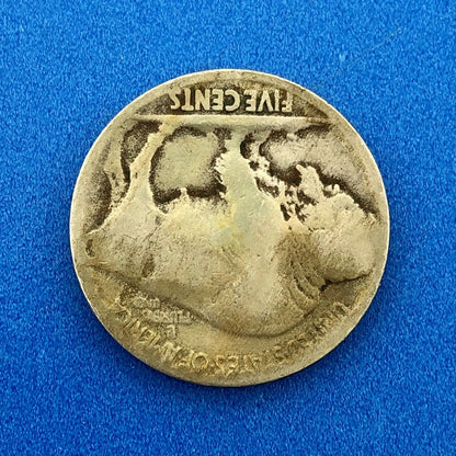 1918 D Indian Head Buffalo Nickel Better Key Scarce Denver Mint Coin