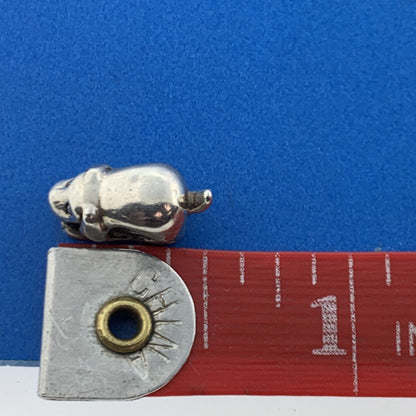 Chamilia 925 Sterling Silver Playful Puppy Dog Best Friend Slide Bracelet Charm