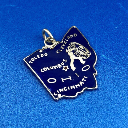 Sterling Silver State Charm - Ohio