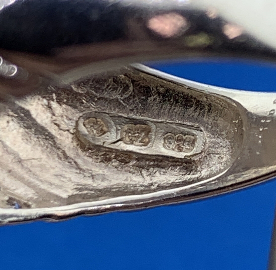 Designer Sterling Silver 925 Cubic Zirconia Tapered Statement Dome Ring