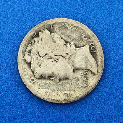 1921 P United States 90% Silver Mercury Dime Key Date Scarce Philadelphia Coin