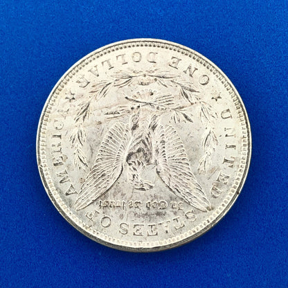1921 P Morgan Silver Dollar $1 Last Year Issue Philadelphia Mint Coin White BU