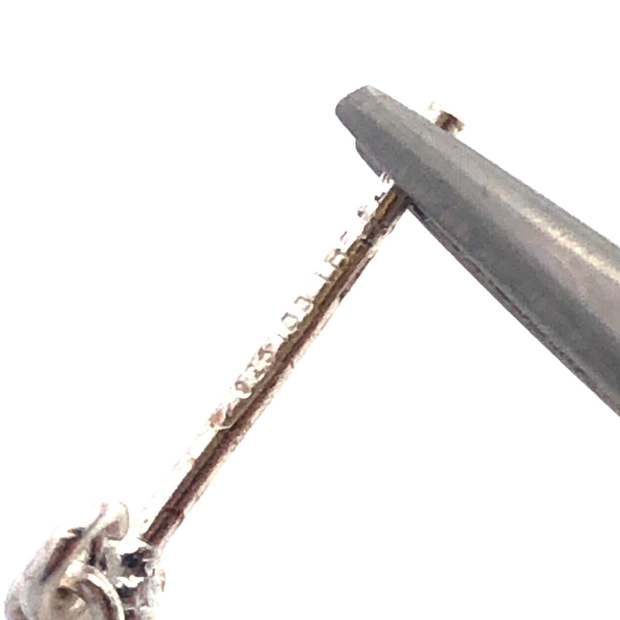 Designer BB 925 Sterling Silver Beaded Modernist Drop Dangle Stud Earrings