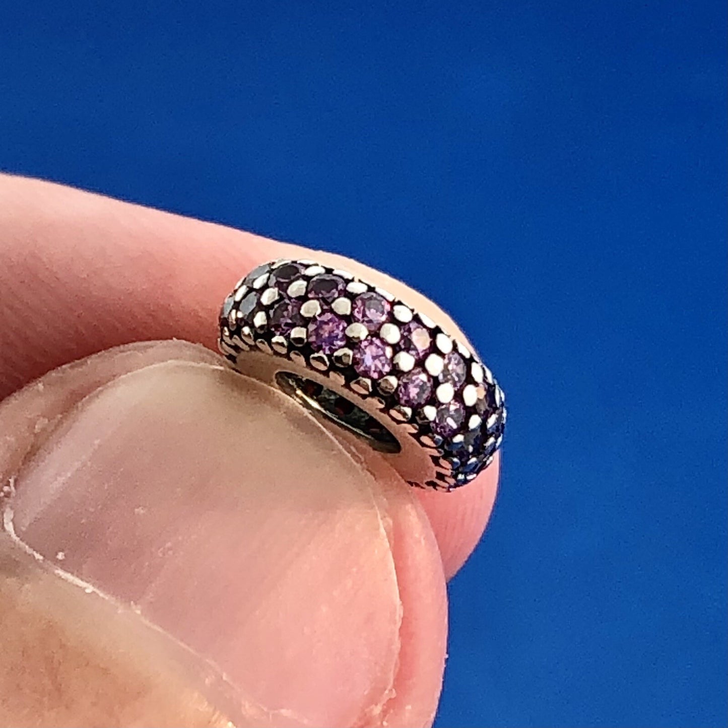 Authentic PANDORA 791359PCZ Sterling Silver 925 Pink CZ Inspiration Within Charm