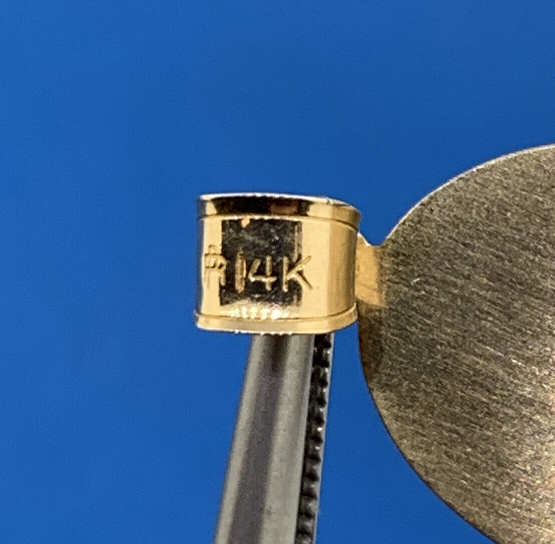 Designer 14K Yellow Gold Our Lady Of Guadalupe Oval Charm Pendant