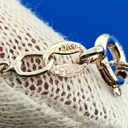 Carolyn Pollack R Moon Sterling Silver 925 Oval Scroll Floral Pendant Necklace