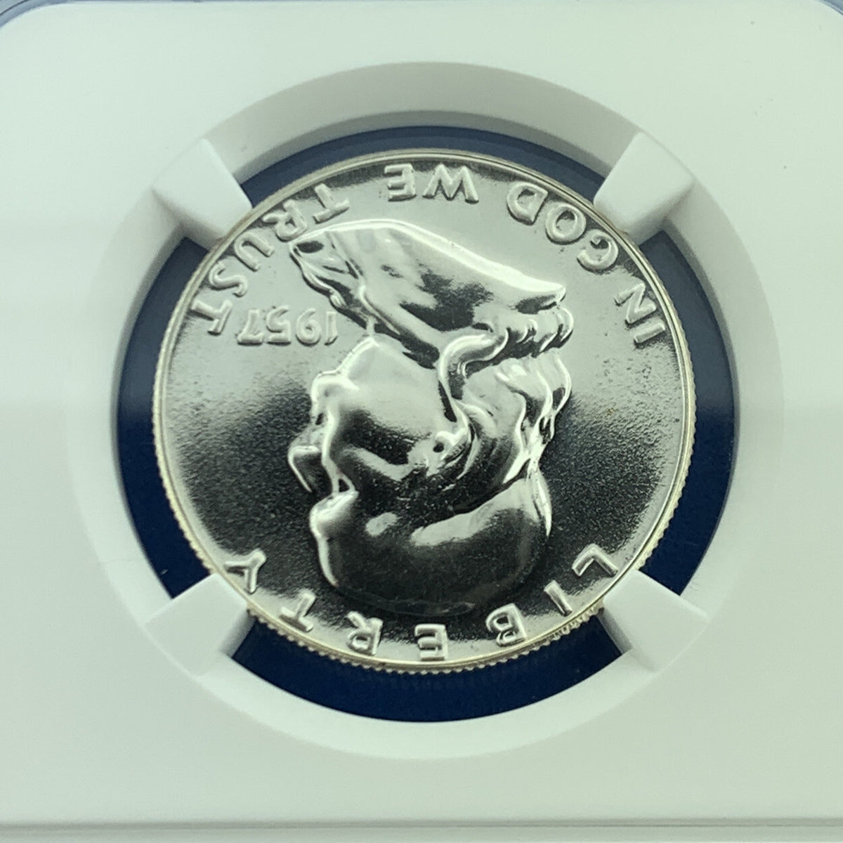 1957 Franklin Silver Proof Half Dollar 50c $.50 Better Key Philadelphia NGC PF67