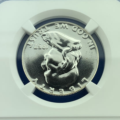 1957 Franklin Silver Proof Half Dollar 50c $.50 Better Key Philadelphia NGC PF67