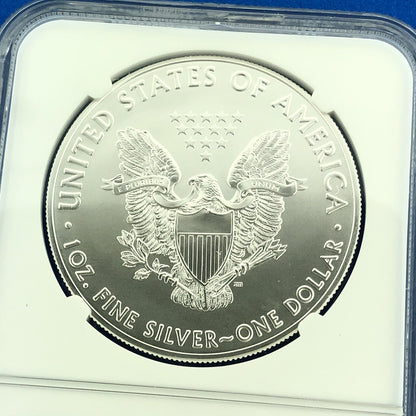 2020 U.S. State Series $1 American Silver Eagle NGC MS70 New Mexico 1 Oz w/COA
