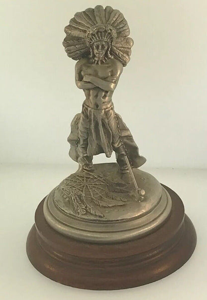 1981 Chilmark Fine Pewter Sioux War Chief LE # 1964/2500 Signed Don Polland